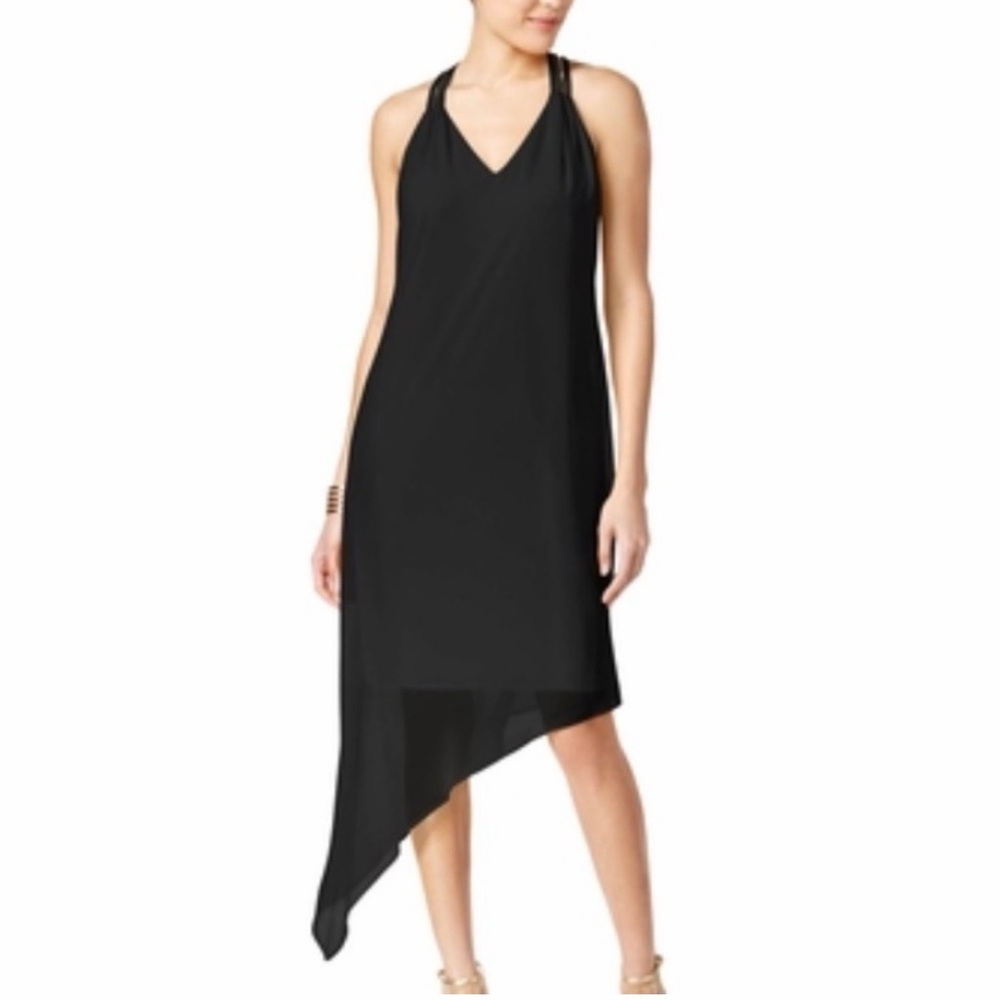 NWT Black Asymmetrical Dress sz XL